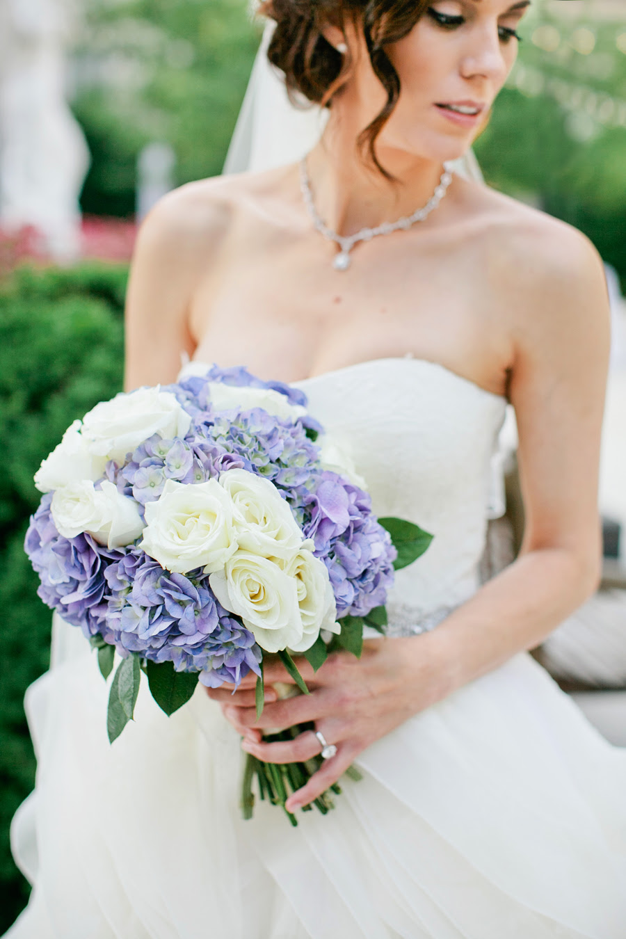 Hydrangea and Rose Bridal Bouquet - Elizabeth Anne Designs ...