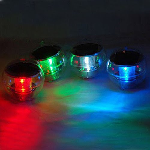LED Multi Color Waterproof Floating Ball Light Lamp Home Patio Garden Pond Pool Decor Solar Power