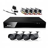 ZMODO 8 CH CCTV Security DVR With 4 Outdoor IR Camera System 500GB Hard Drive