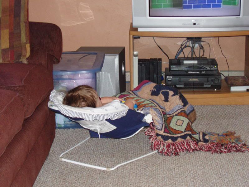 reclining baby