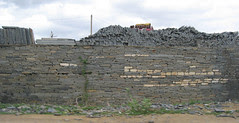 Walls built of the Special rocks.. called Cuddapah rocks