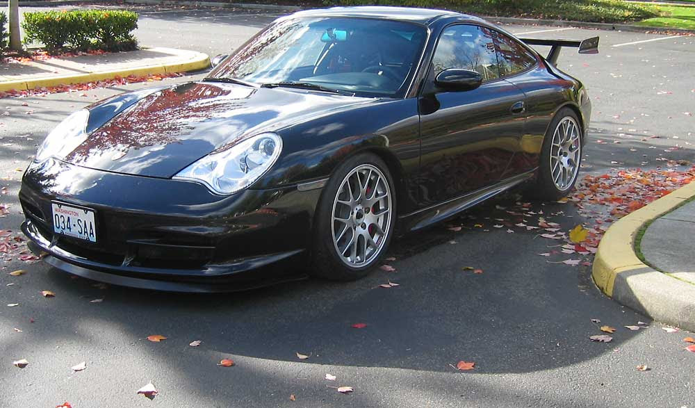 Black coupes. Porsche 996 GT3 