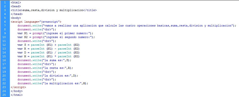 D. Realizar una aplicación que calcule las cuatro 
