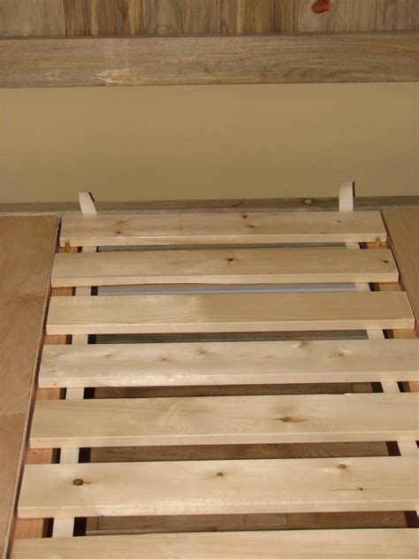 blue stain pine farmhouse storage bed ana white