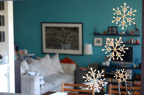 snowflakes, mirror
