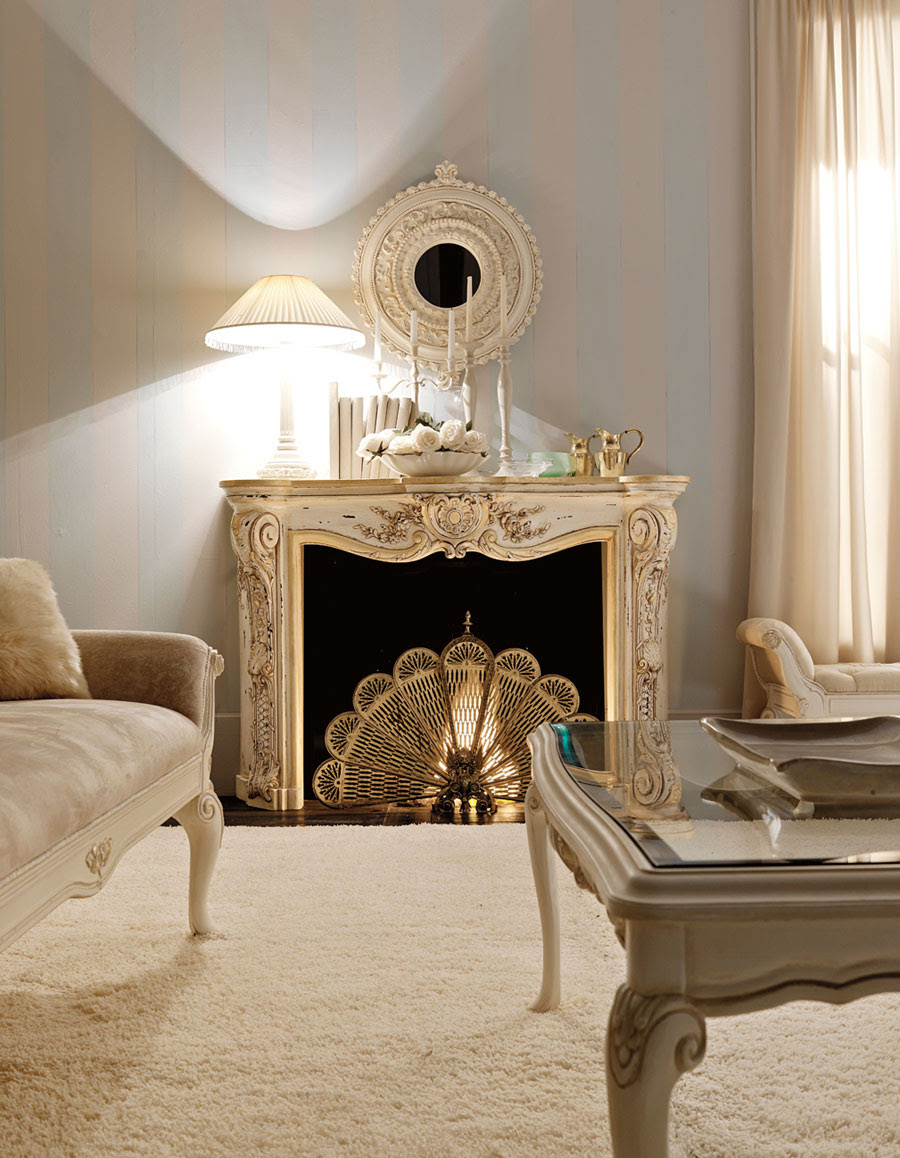 Luxury Fireplaces for Classic Living Room by Savio Firmino ...