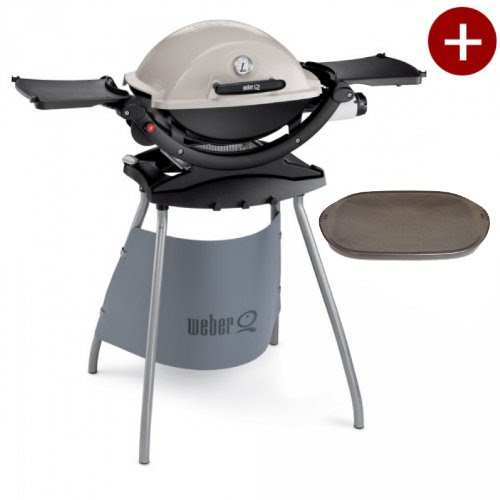 Gasgrill Q 120 Stand Titan inkl. Grillplatte 20050 Weber