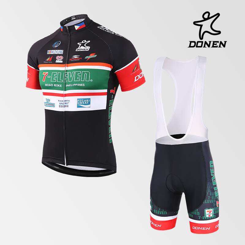 Donen 7 Eleven Equipe Maillot Et Cuissard A Bretelles De Cyclisme Adapte Aux Besoins Du Client Disponible Buy Maillot De Cyclisme De Haute Qualite Maillot De Cyclisme Personnalise Vetements De Cyclisme Personnalises Donen Product