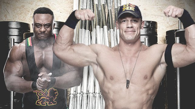 Big E Langston and John Cena