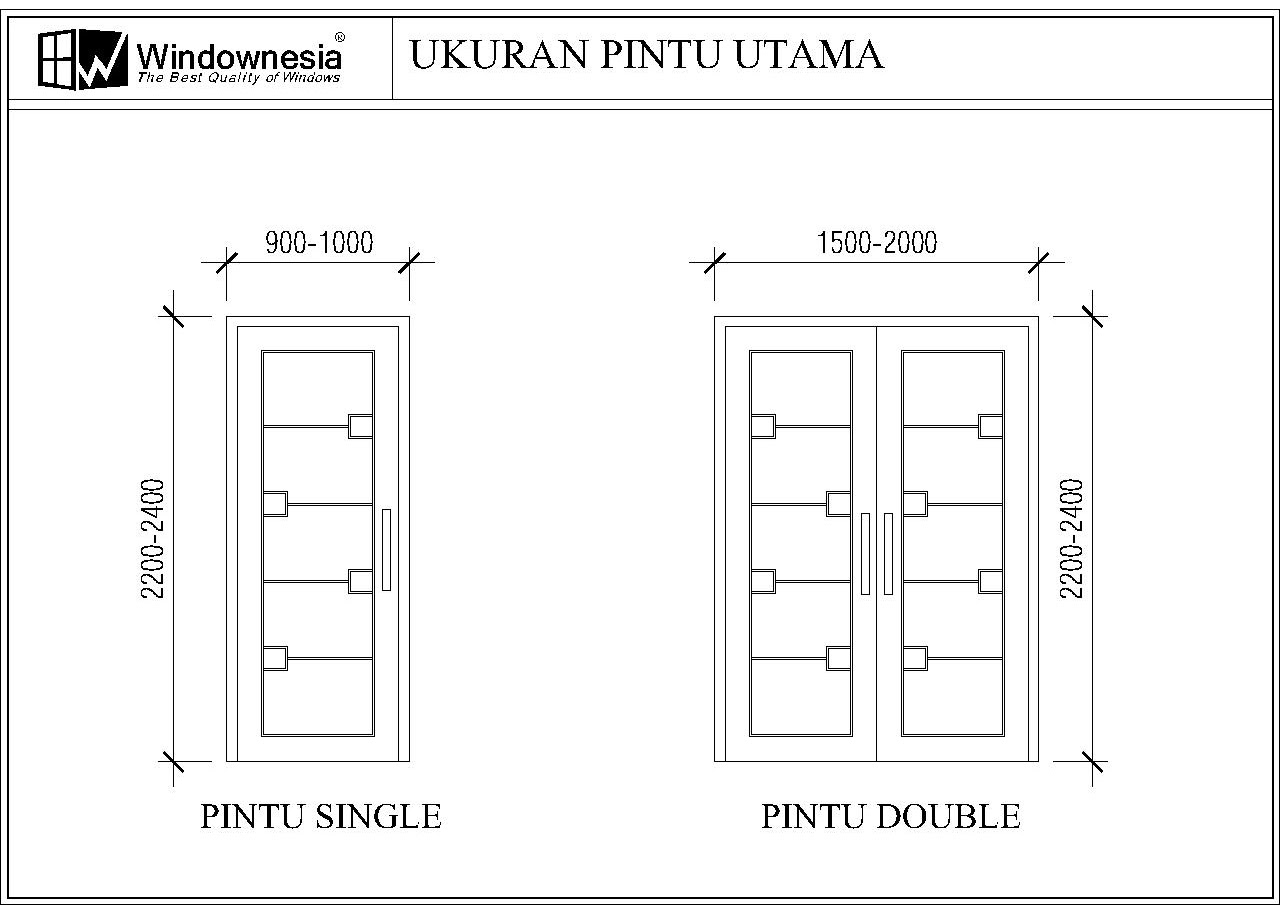 Ukuran Pintu dan Jendela Standar untuk Rumah Anda Ukuran Pintu dan Jendela Standar untuk Rumah Anda