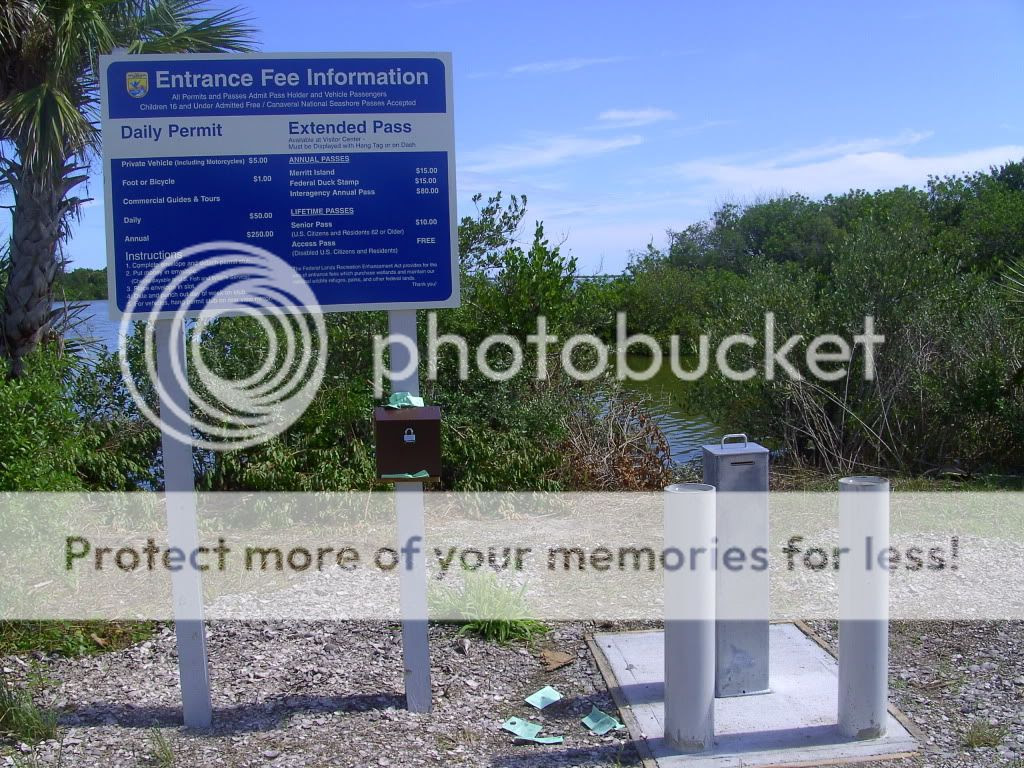 Ramp fee at Merritt Island National Wildlife Refuge 