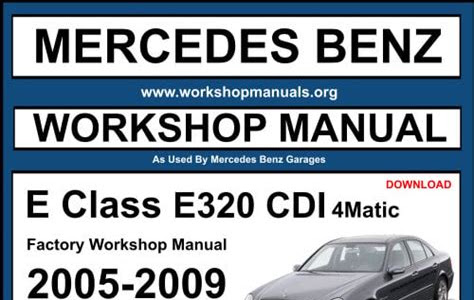 Download PDF Online MERCEDES E320 REPAIR MANUAL PDF Read E-Book Online PDF