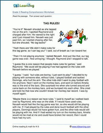  year 3 reading comprehension reading comprehension worksheets 3rd