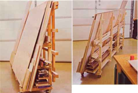 Articles about Mobile Wood Storage Rack Plans - Woodworking