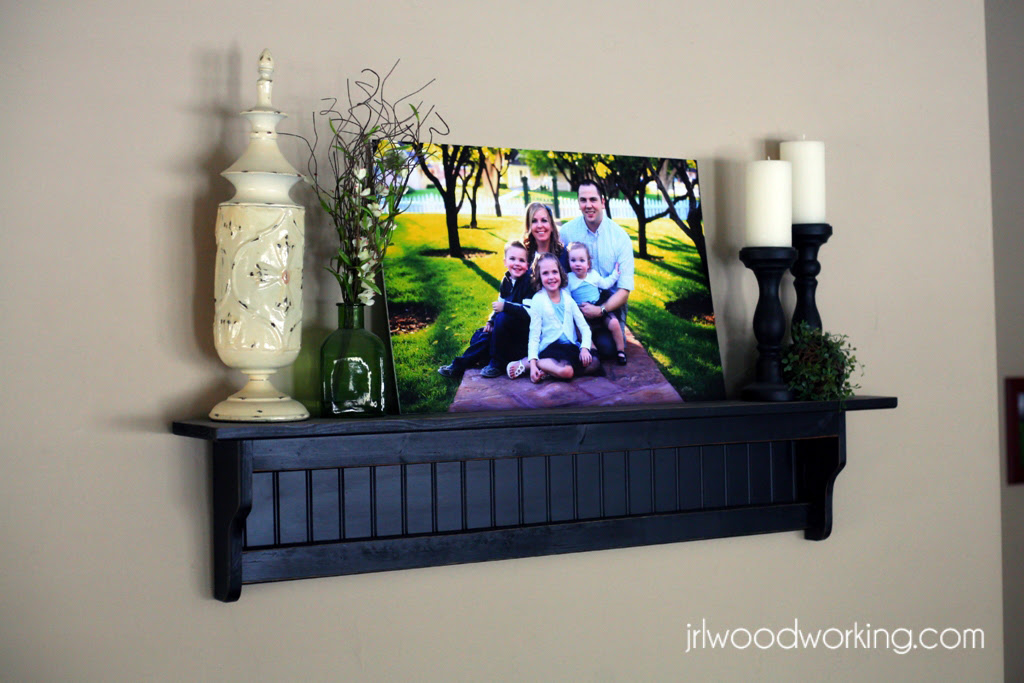 Ana White 4-Foot Beadboard Wall Shelf - DIY Projects