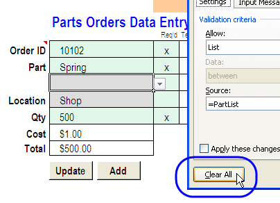 how entry data in to excel Form Entry Excel Update and Data