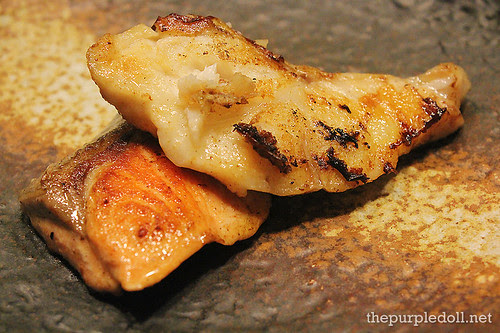 Black Cod and Salmon Teppanyaki