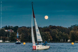 J/70s sailing full moon Scandinavia