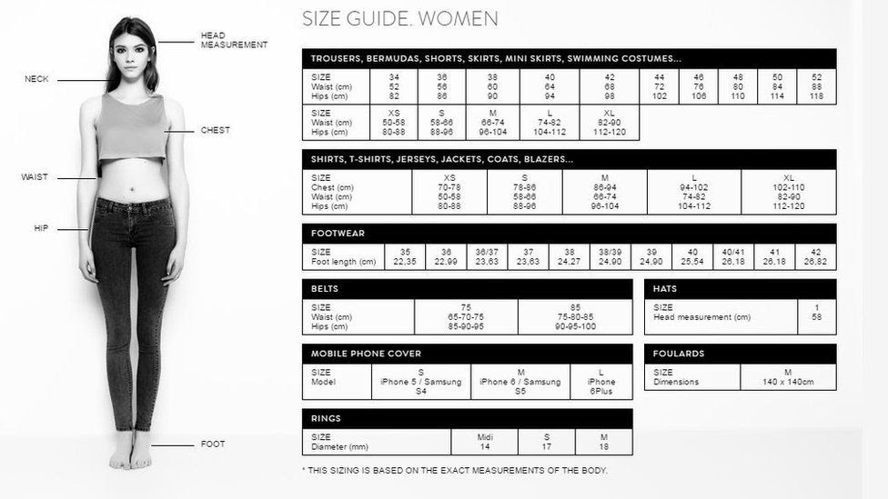 Asos backlash for listing UK size 10 as 'large' - BBC Newsbeat