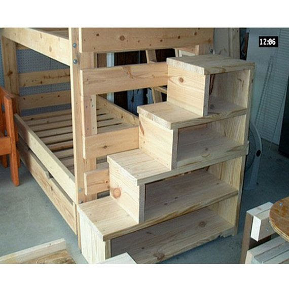 Solid Wood Custom Made Stairs For Bunk Or Loft by Elitedecorecom, $175 ...