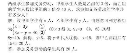 二元一次方程组的8个类型 专治各种不会做的应用题