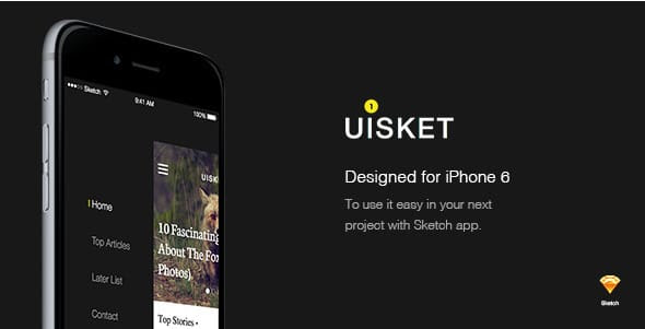 UISKET---A-new-mobile-UiKit-for-Sketch-app