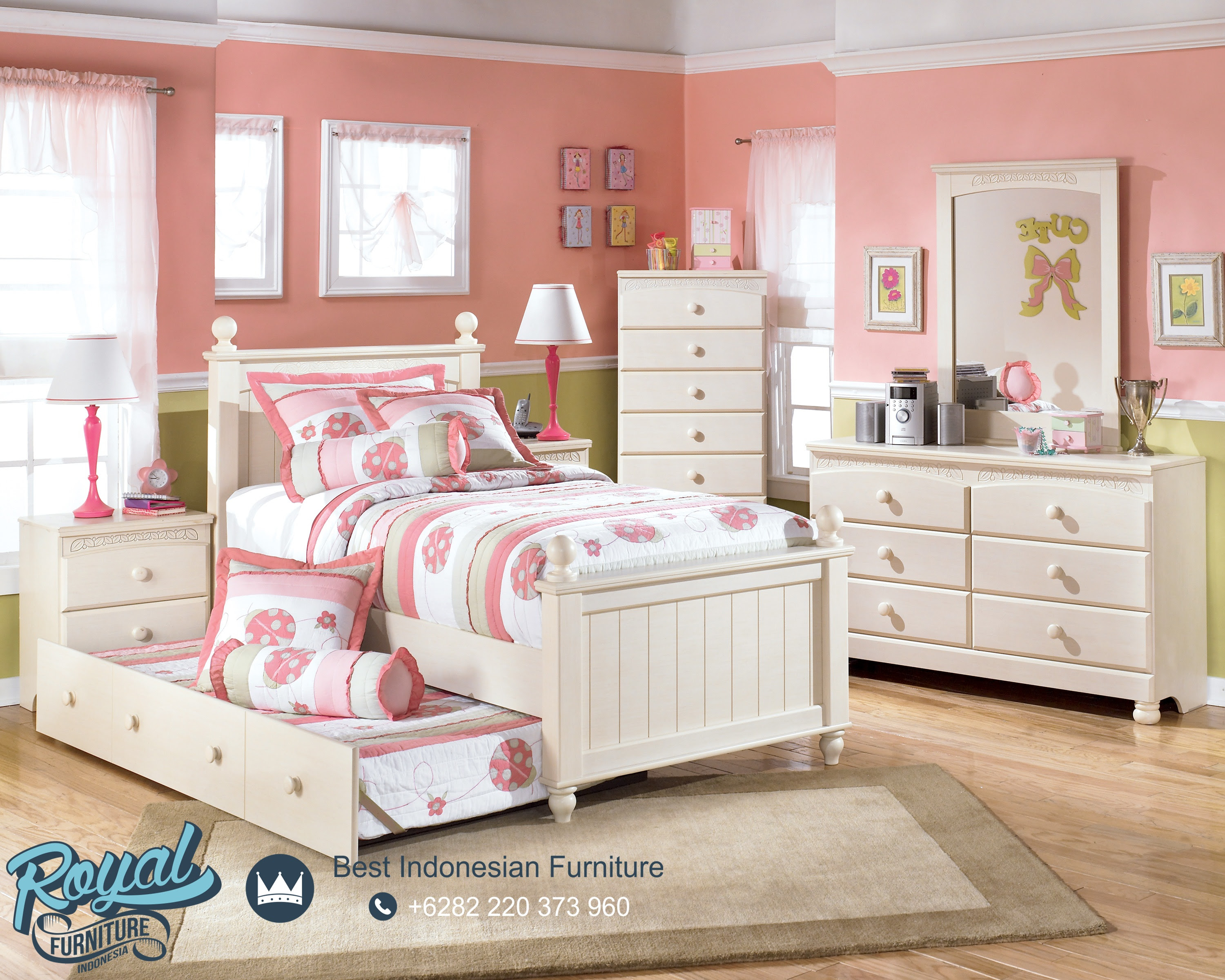 Set Tempat Tidur Anak Perempuan Minimalis Mewah Terbaru Frozen