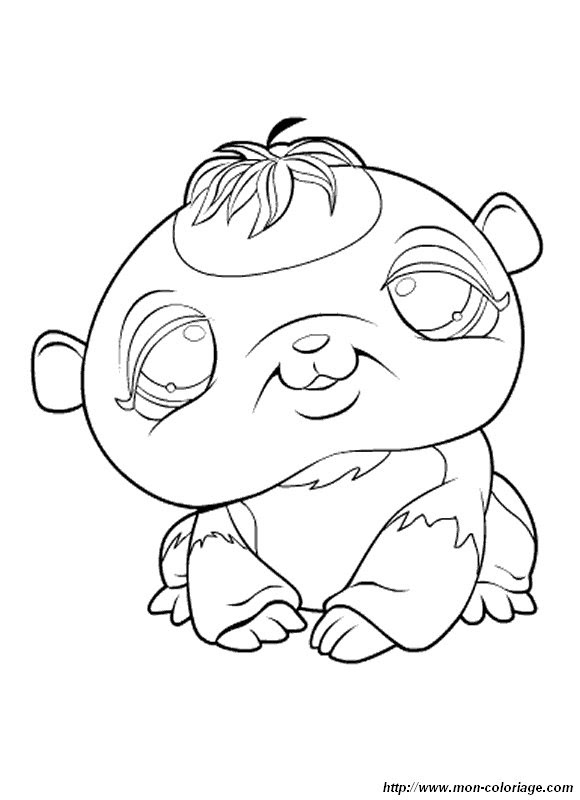 Coloriage de Petshop, dessin petshop coloriage à colorier