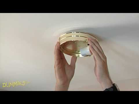 How to Replace Ceiling Light Fixtures For Dummies - YouTube