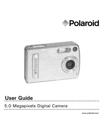 PDF Polaroid A520 Digital Camera Manual