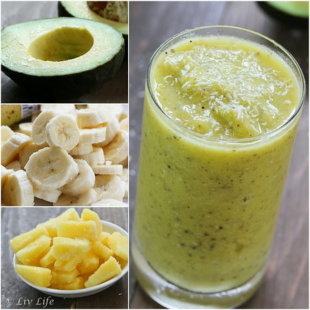 Piña-vocado Smoothie - 365 Vegan Smoothies