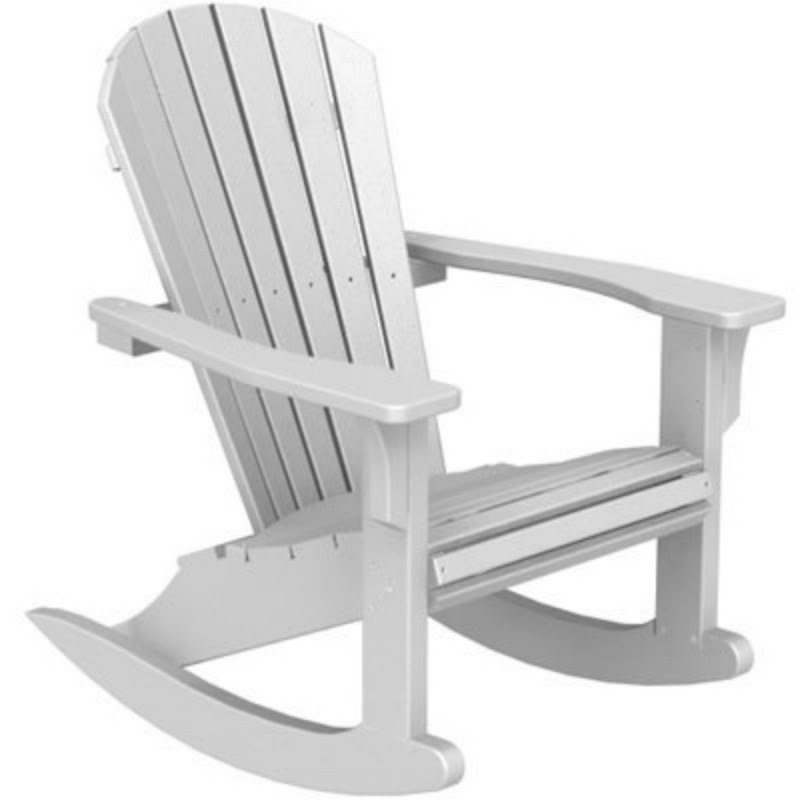 POLYWOOD® Seashell Adirondack Rocker Chair
