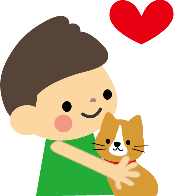 動物愛護 犬猫のイラスト 無料イラストフリー素材