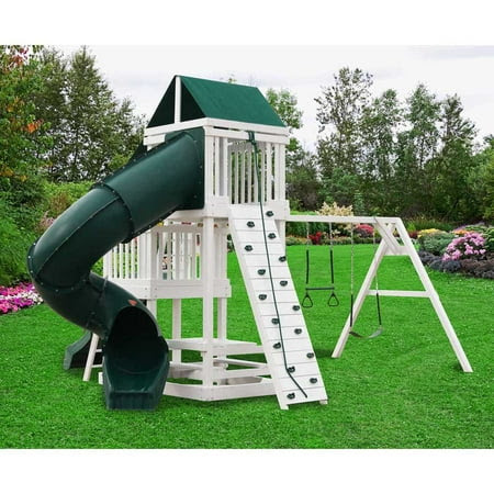 A;L Deluxe Playset Wooden Swing Set