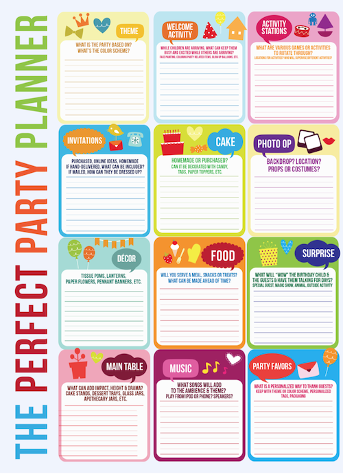 happy banner pennant birthday template KarasPartyIdeas.com party Perfect # template planner via party master