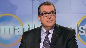 El conseller d'Interior, Jordi Jané, a "Els matins" de TV3