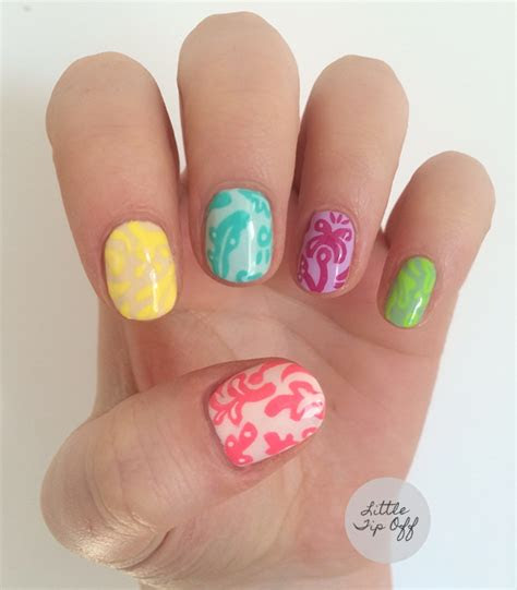 day  monochromatic print nail art nails magazine