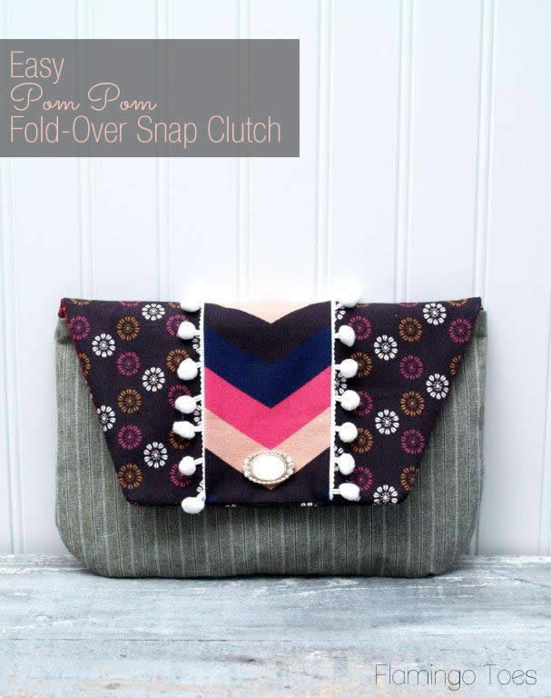 Easy Fold Over Snap Clutch Pattern
