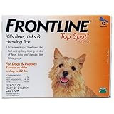 6 MONTH Frontline Top Spot Orange: For Dogs up to 22 lbs.