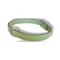 10 inch Lime Green Leather dog collar - one of our dog collars in leather