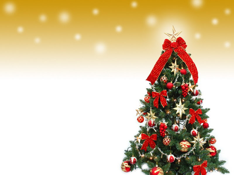 クリスマス壁紙 No028 飾り付けクリスマスツリー1 サイズ 800 600