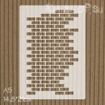 Трафарет Кирпичная кладка