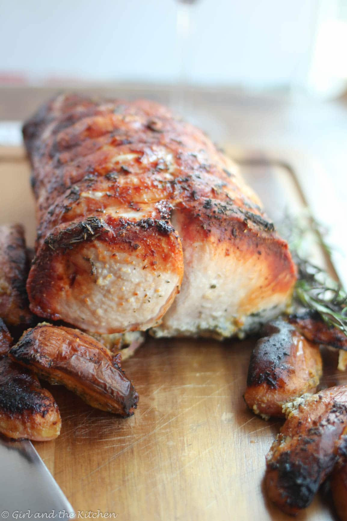 Garlic and Herb Pork Roast...A One Pot Recipe - Girl and the Kitchen