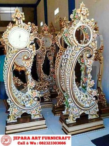 Model Terbaru Jam Hias Kayu Jati Majapahit Murah Mewah Model Terbaru Jam Hias Kayu Jati Majapahit Murah Mewah