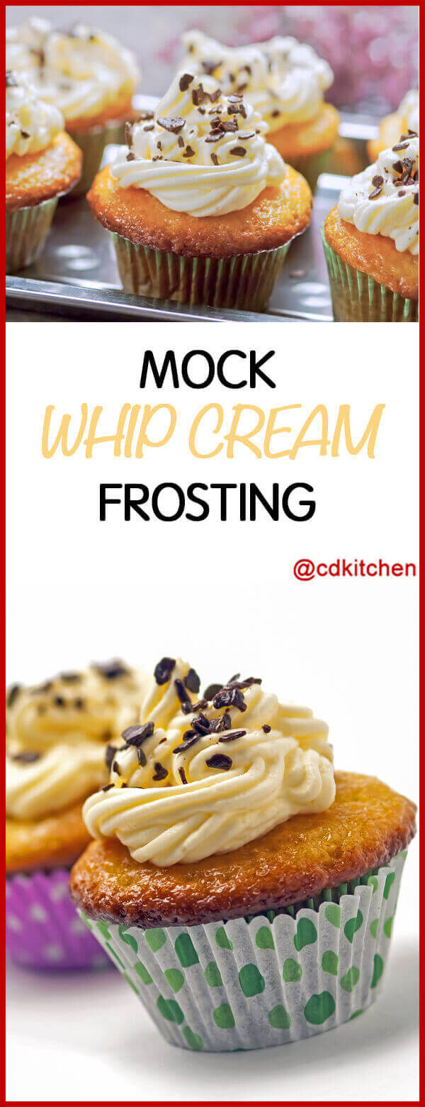 Mock Whip Cream Frosting Recipe | CDKitchen.com