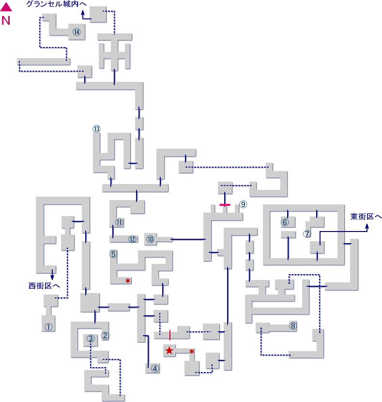 英雄伝説６ 空の軌跡fc 攻略ページ マップ 王都地下水路 Psp Game Avenue