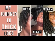 Updated MY LOC JOURNEY 1 4 YEARS THICK LOCS , most searching!