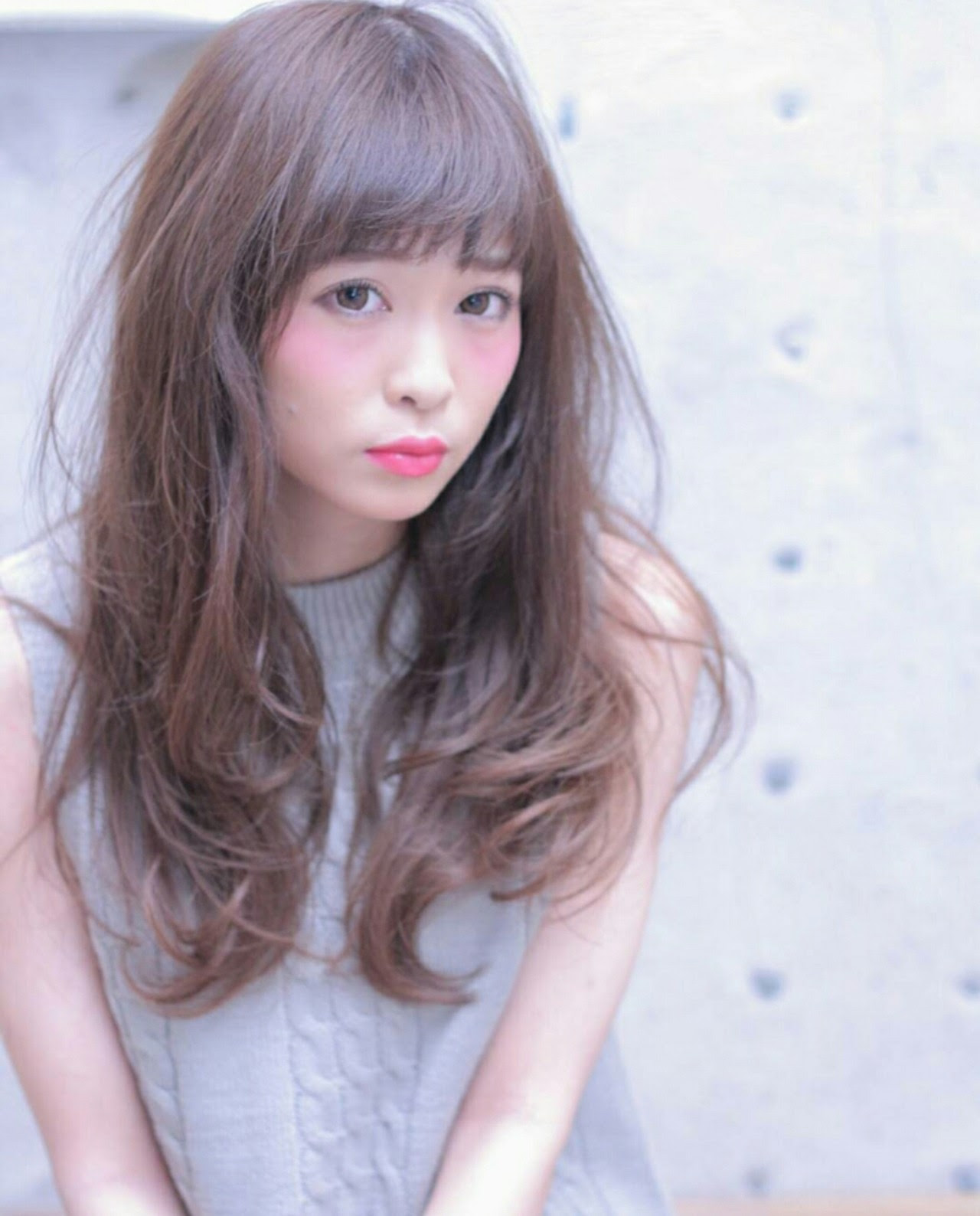 大人かわいい ウェーブ ロング ナチュラル Cache Cache Wataru Maeda