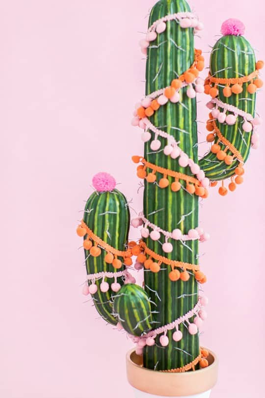 DIY Christmas Tree Cactus | Sugar & Cloth