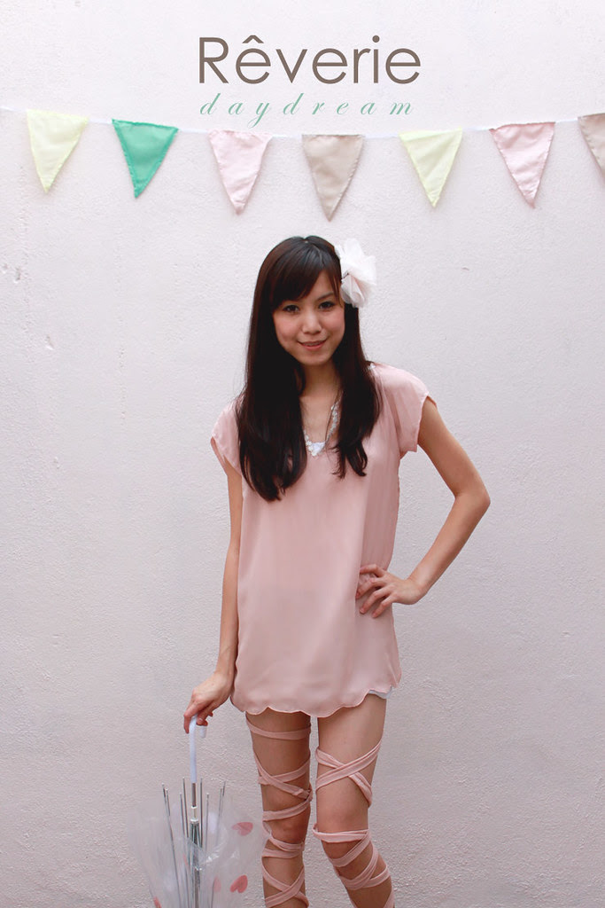 Rêverie-pale pink top